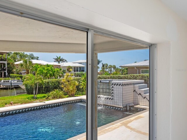 7779 Holiday Dr N, Sarasota, FL 34231 - view of outdoor pool