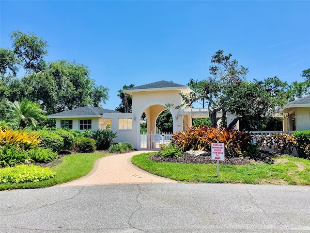 4208 Balmoral Way, Sarasota, FL 34238 - view of front of home with stucco siding