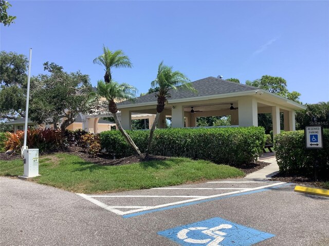 4208 Balmoral Way, Sarasota, FL 34238 - exterior space with ceiling fan