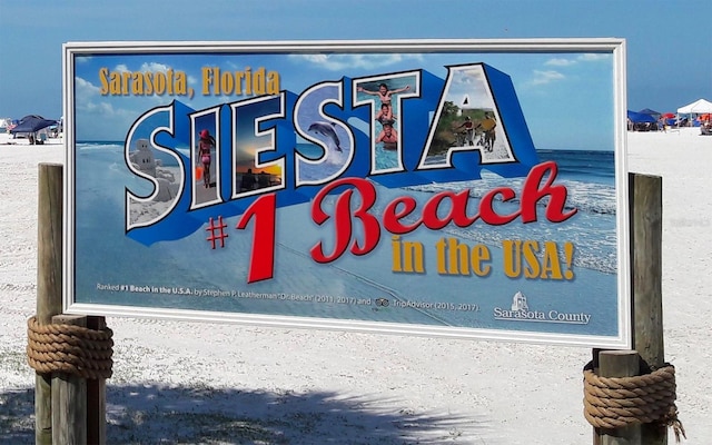 1608 Stickney Point Rd Unit 304, Sarasota, FL 34231 - view of community sign