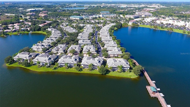 6552 Moorings Point Cir Unit 201, Lakewood Ranch, FL 34202 - aerial view of residential area with a large body of water