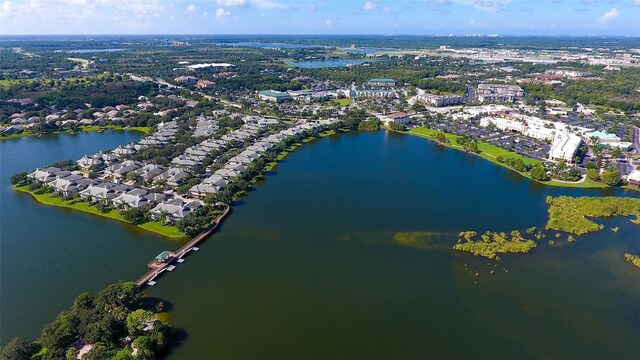 6552 Moorings Point Cir Unit 201, Lakewood Ranch, FL 34202 - aerial view of property and surrounding area with a large body of water