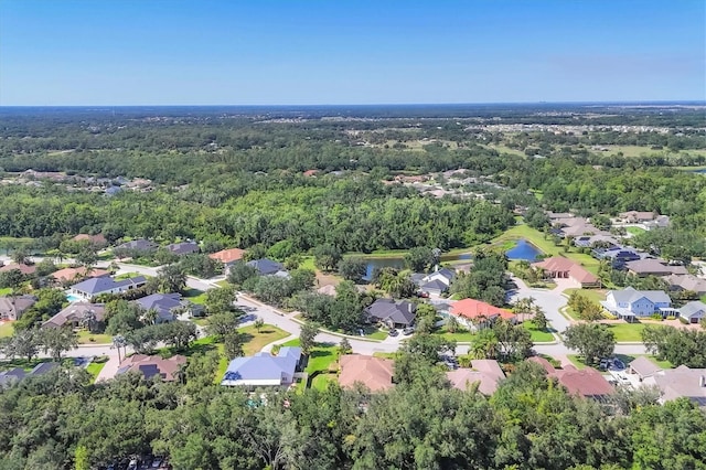 15208 21st Ave E, Bradenton, FL 34212 - aerial perspective of suburban area with a nearby body of water and a forest