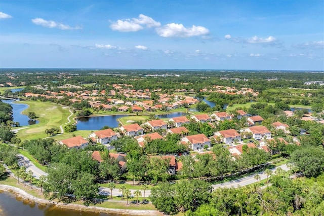 7160 Cedar Hollow Cir, Bradenton, FL 34203 - aerial view of residential area featuring a large body of water and a local golf course