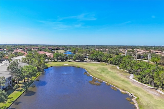 7160 Cedar Hollow Cir, Bradenton, FL 34203 - aerial view of a golf course, a large body of water, and a tree filled landscape