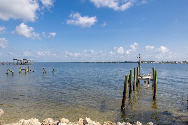 5912 Riverview Ln, Bradenton, FL 34209 - dock area featuring a water view