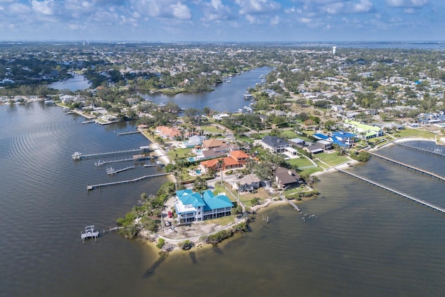 5912 Riverview Ln, Bradenton, FL 34209 - aerial view of property and surrounding area featuring a nearby body of water
