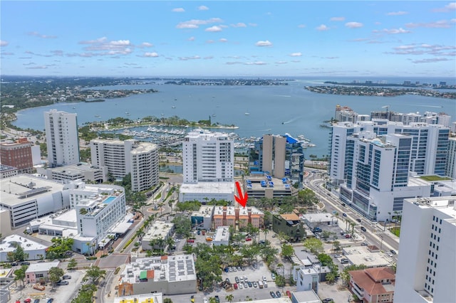 1221 N Palm Ave Unit 303, Sarasota, FL 34236 - view of urban area featuring a large body of water