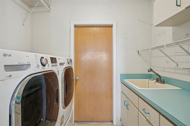 321 Sorrento Dr, Osprey, FL 34229 - laundry room featuring washer and dryer and a sink