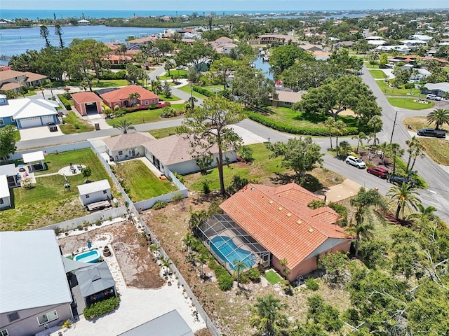 321 Sorrento Dr, Osprey, FL 34229 - aerial perspective of suburban area with a nearby body of water