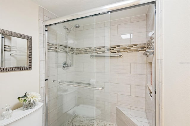 1170 Bird Bay Way Unit 206, Venice, FL 34285 - full bathroom with a shower stall