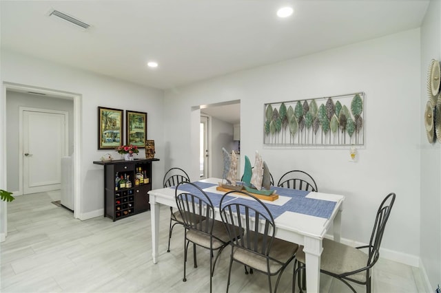 1212 Princeton Ave, Bradenton, FL 34207 - dining area featuring baseboards and recessed lighting