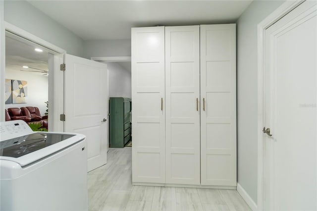1212 Princeton Ave, Bradenton, FL 34207 - washroom with washer / dryer and cabinet space