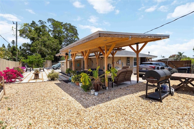 1212 Princeton Ave, Bradenton, FL 34207 - view of patio with outdoor lounge area