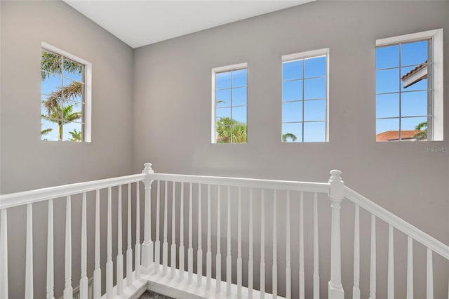 23233 Banbury Way Unit 302, Venice, FL 34293 - stairs with healthy amount of natural light