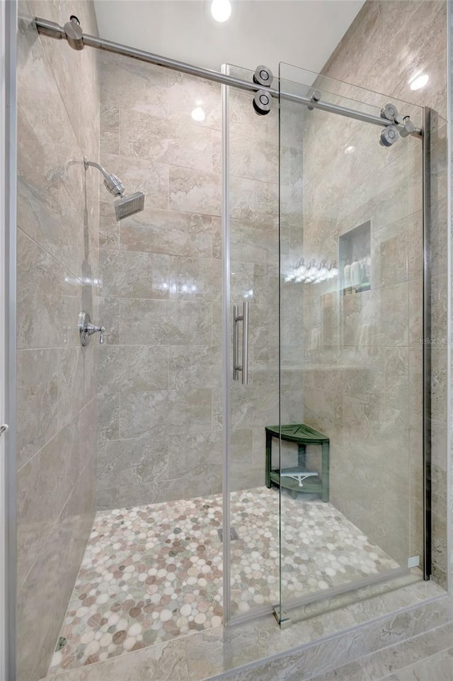 23233 Banbury Way Unit 302, Venice, FL 34293 - full bathroom with a stall shower