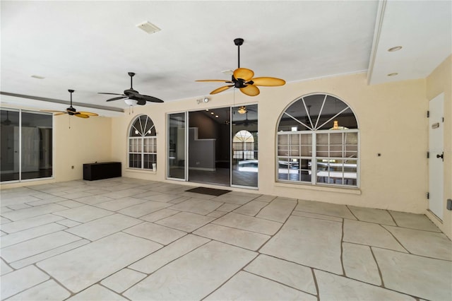 296 Pine Ranch Trl, Osprey, FL 34229 - view of patio / terrace with ceiling fan