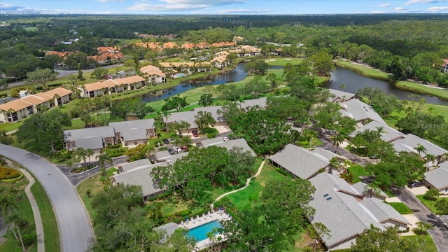 4505 Kingsmere Unit 2, Sarasota, FL 34235 - aerial view of property's location with nearby suburban area and a large body of water