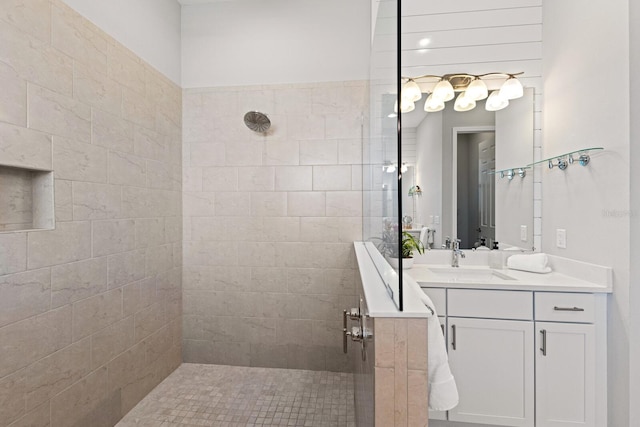 5718 Title Row Dr, Bradenton, FL 34210 - full bathroom with a walk in shower and vanity