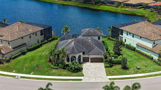 5622 Arnie Loop, Lakewood Ranch, FL 34211 - aerial perspective of suburban area with a nearby body of water