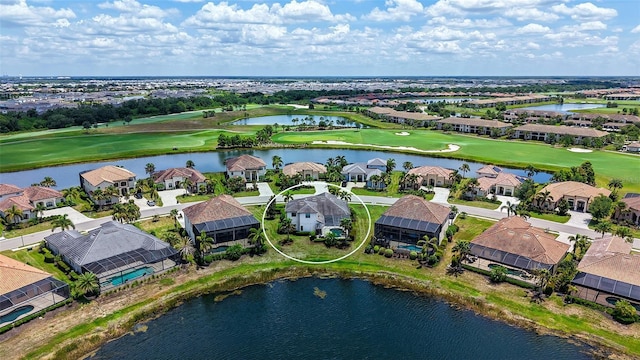 5622 Arnie Loop, Lakewood Ranch, FL 34211 - aerial perspective of suburban area with a golf course and a nearby body of water