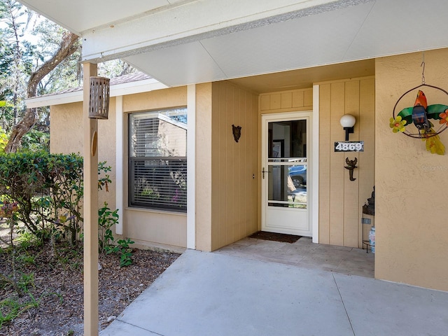 4869 Village Gardens Dr Unit 189, Sarasota, FL 34234 - entrance to property with a patio area