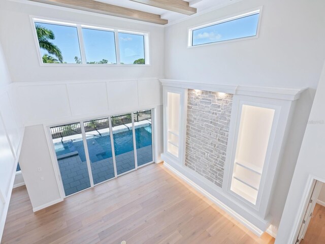 430 Pheasant Way, Sarasota, FL 34236 - empty room with wood finished floors