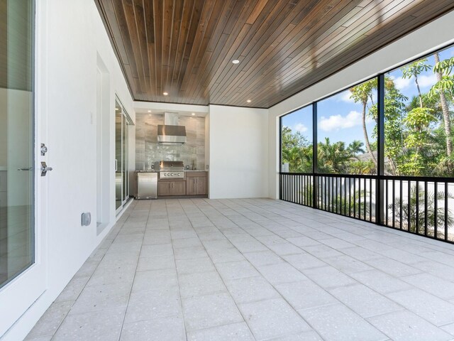 430 Pheasant Way, Sarasota, FL 34236 - view of unfurnished sunroom