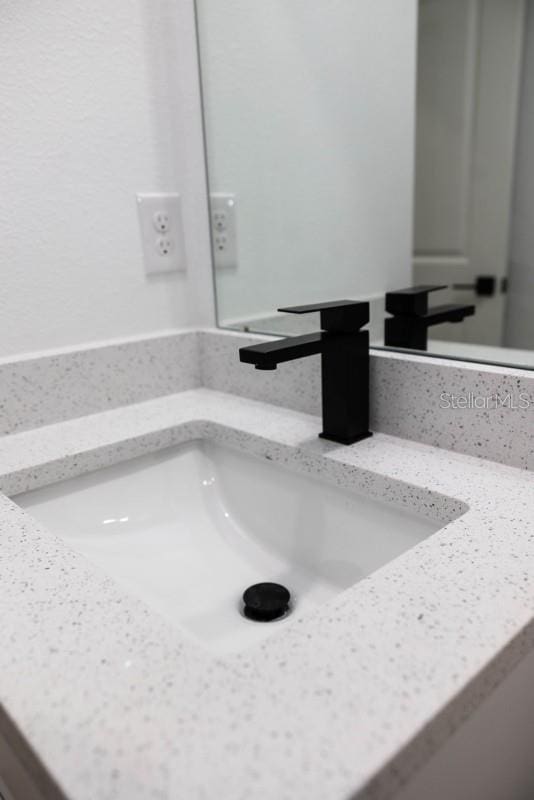 bathroom view of vanity