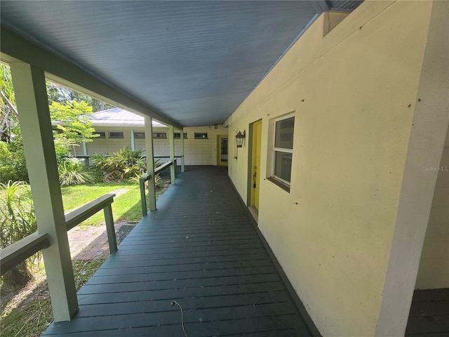 2905 Sunset Rd, Melbourne, FL 32904 - wooden deck featuring a yard