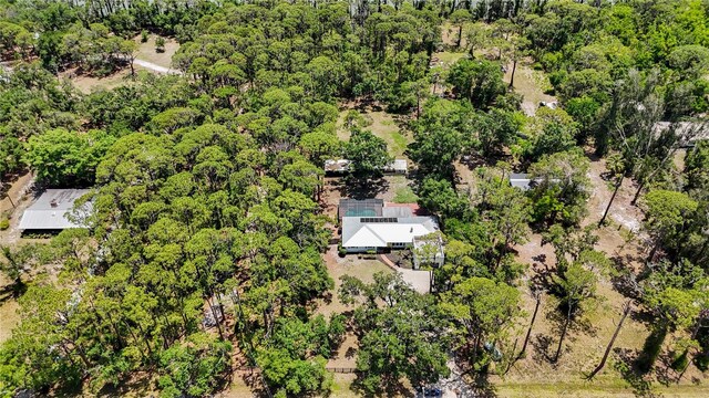 6990 Richardson Rd, Sarasota, FL 34240 - bird's eye view of a heavily wooded area