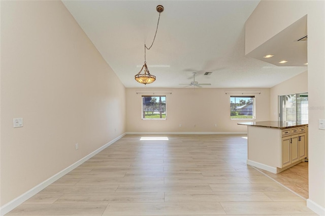 645 Liberty St, Englewood, FL 34223 - unfurnished room with healthy amount of natural light, light wood-style flooring, and ceiling fan