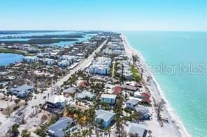 645 Liberty St, Englewood, FL 34223 - drone / aerial view of expansive beach