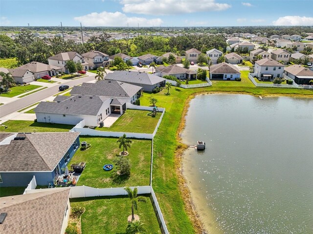4503 Lindever Ln, Palmetto, FL 34221 - aerial perspective of suburban area featuring a nearby body of water