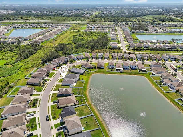 4503 Lindever Ln, Palmetto, FL 34221 - aerial overview of property's location featuring nearby suburban area and a nearby body of water