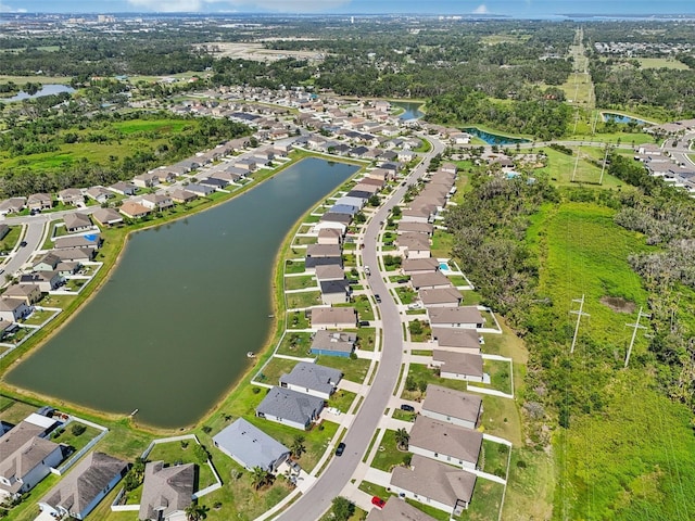 4503 Lindever Ln, Palmetto, FL 34221 - aerial view of property and surrounding area with nearby suburban area and a nearby body of water