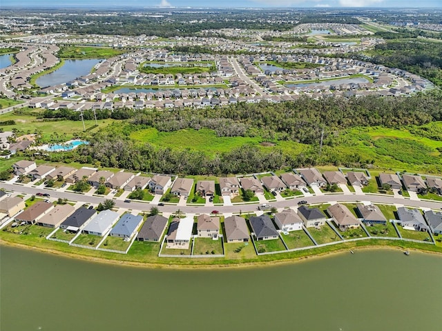 4503 Lindever Ln, Palmetto, FL 34221 - aerial view of property's location with nearby suburban area and a large body of water