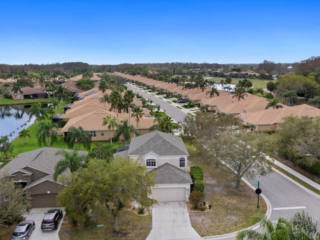 8222 Haven Harbour Way, Bradenton, FL 34212 - aerial perspective of suburban area featuring a nearby body of water