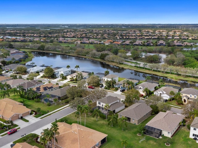 8222 Haven Harbour Way, Bradenton, FL 34212 - aerial view of property and surrounding area featuring nearby suburban area and a nearby body of water