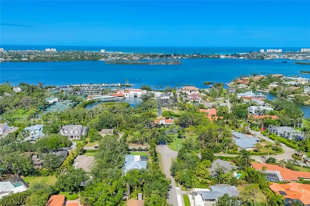 4505 Camino Real, Sarasota, FL 34231 - aerial perspective of suburban area with a nearby body of water