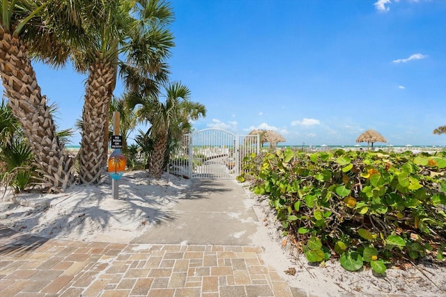 1255 E Peppertree Dr Unit 507, Sarasota, FL 34242 - view of home's community featuring a gate