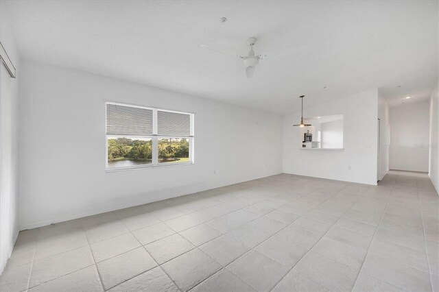 9630 Club S Cir Unit 6303, Sarasota, FL 34238 - spare room with ceiling fan and light tile patterned flooring