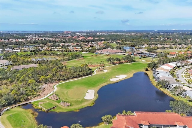 9630 Club S Cir Unit 6303, Sarasota, FL 34238 - aerial view of residential area with a golf club, a large body of water, and a tree filled landscape