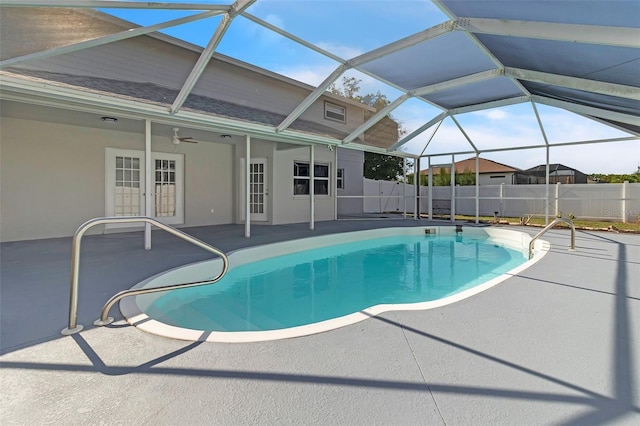 5310 SW 25th Ct, Cape Coral, FL 33914 - view of pool featuring a patio and a lanai