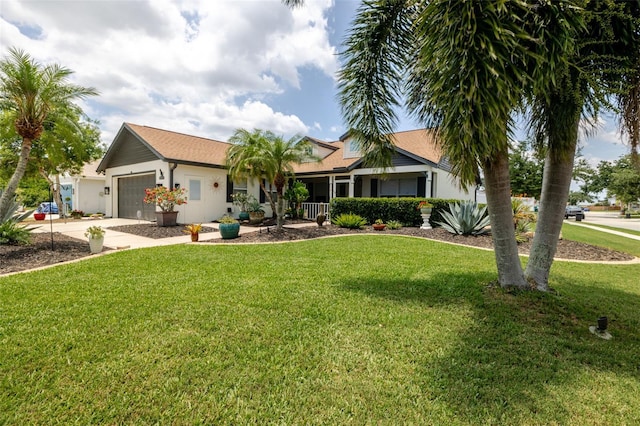 11021 4th Ave E, Bradenton, FL 34212 - single story home featuring an attached garage, a front yard, and concrete driveway