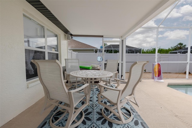 11021 4th Ave E, Bradenton, FL 34212 - view of patio with a lanai