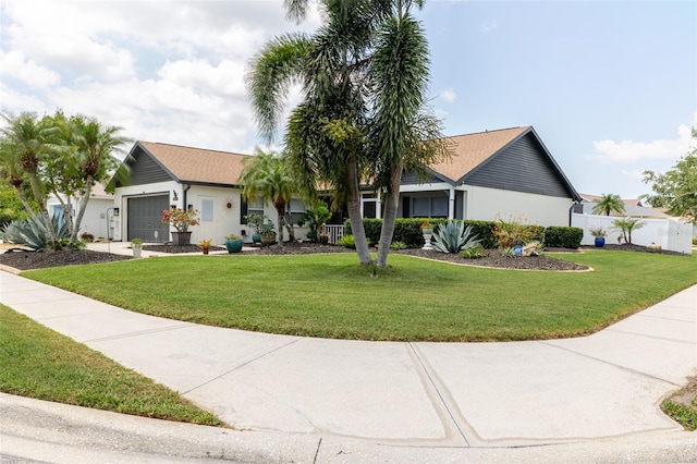 11021 4th Ave E, Bradenton, FL 34212 - single story home featuring an attached garage, a front yard, and stucco siding