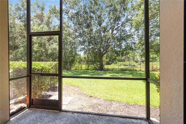 4220 Via Piedra Cir Unit 4-101, Sarasota, FL 34233 - view of unfurnished sunroom