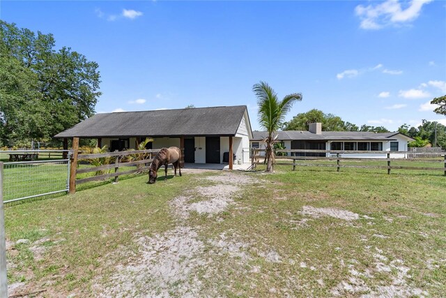 3810 Hidden River Rd, Sarasota, FL 34240 - view of horse barn