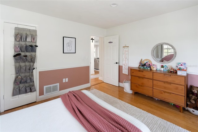 3810 Hidden River Rd, Sarasota, FL 34240 - bedroom with light wood finished floors and baseboards